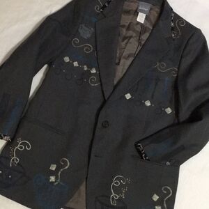 STALEY Gretzinger AMAZING Coffee Motif Jacket